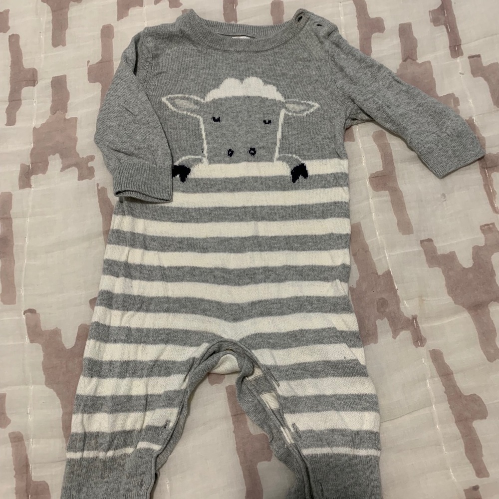Baby knitted onesie